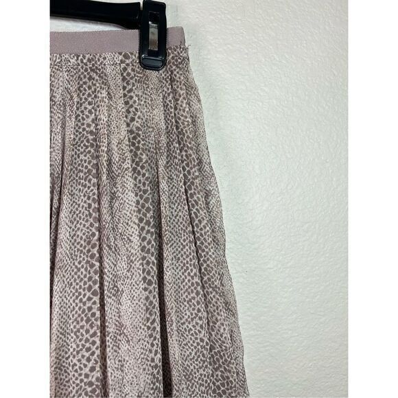 Banana Republic Women's Maxi Skirt Python Animal Print Elastic Pull On Petite 0P - Picture 4 of 7
